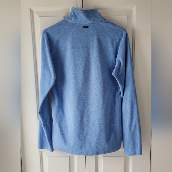 Columbia 1/4 Zip Fleece | Blue | Woman's Large - Picture 3 of 4
